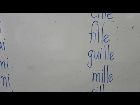 Le son 'i' et 'ille'