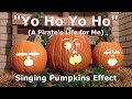 Yo Ho Yo Ho Singing Pumpkins Animation Effect