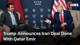 Breaking News: Trump Announces Iran Deal Breakthrough During Qatar Emir Talks | DWS News | AC1F