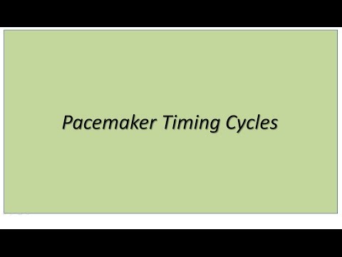 Pacemaker Timing Cycles