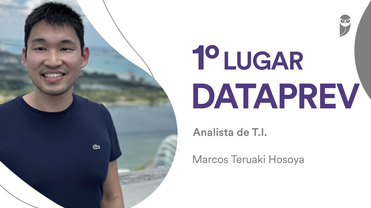 DATAPREV: Conheça Marcos Teruaki Hosoya, aprovado em 1° lugar para Analista de TI