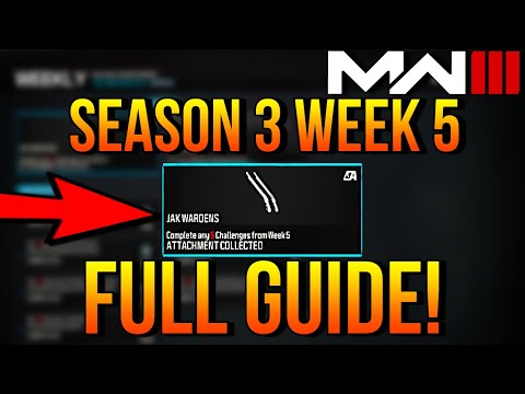 How To Complete ALL SEASON 3 WEEK 5 Challenges MW3 (Multiplayer)