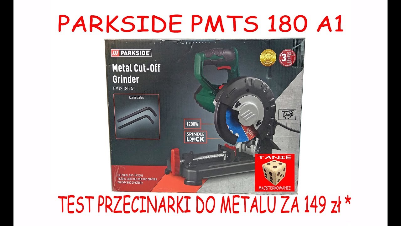 PARKSIDE PMTS 180 A1 (1280W) - Przecinarka do metalu z Lidla za 149zł* !!!