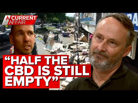 ‘I worry everyday’: Lismore community still struggling a year after floods | A Current Affair