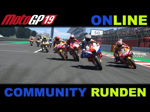 MotoGP 19 ONLINE COMMUNITY RUNDEN [GERMAN] PS4 GAMEPLAY