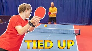 Hands Tied Ping Pong