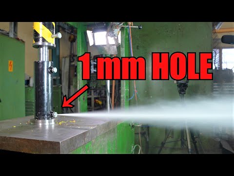 How Small Hole Can Oranges Be Pushed Through with Hydraulic Press? + Channel update!