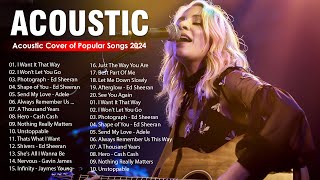 New Acoustic Cover Songs 2024\ Best Acoustic Songs Cover - Acoustic Cover Popular Songs