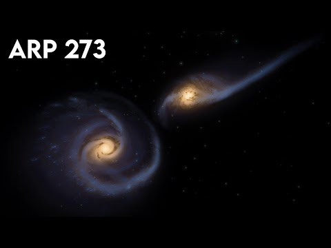 Flight through interstellar space | 10 hours | Screensaver, Relaxation, Sleep | Arp 273