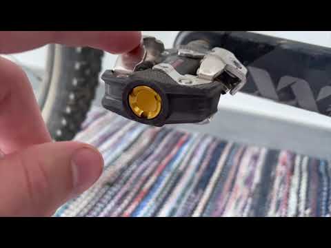 Look X-TRACK RACE CARBON TI Pedals for XC Race mounted