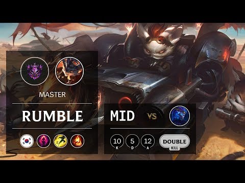 Rumble Mid vs Aurelion Sol - KR Master Patch 9.24