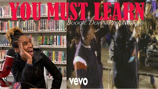 Boogie Down Productions - You Must Learn | REACTION (InAVeeCoop Reacts)