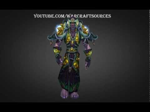 Night Elf Druid Tier 13 armor set - T13 - Deep Earth Vestments / Regalia / Battlegarb