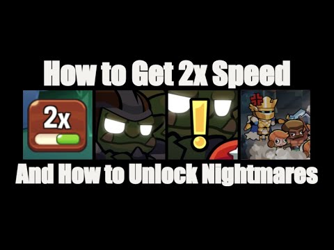 How to Get 2x Speed and How to Unlock Nightmare Levels, Quick Tips and Tricks - Summoner's Greed