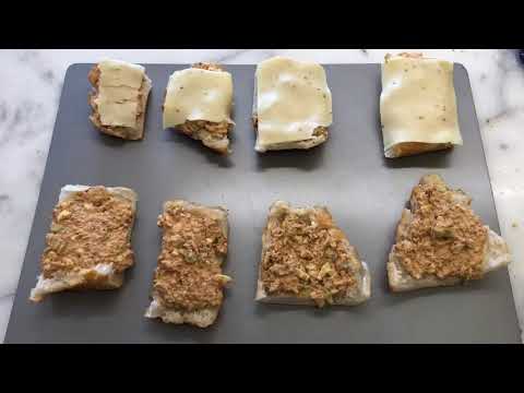 Southwest Tuna Melt in the oven