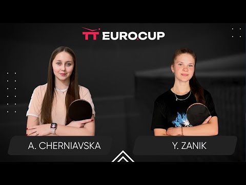16:20 Alina Cherniavska - Yulianna Zanik 26.10.2023 TT Euro.Cup Women Ukraine Master TABLE 3