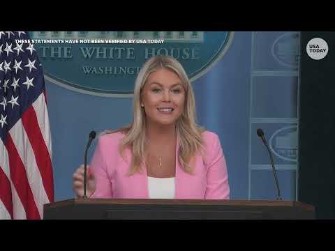 Karoline Leavitt returns to WH press briefing, addresses Trump address & World Cup final appearance