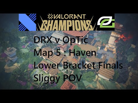 DRX v OpTic FINAL Map Haven Lower Bracket Final Champions Sliggy FULL VOD