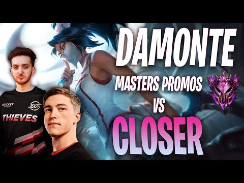 DAMONTE | MASTERS PROMOS VS CLOSER (AKALI GAMEPLAY)