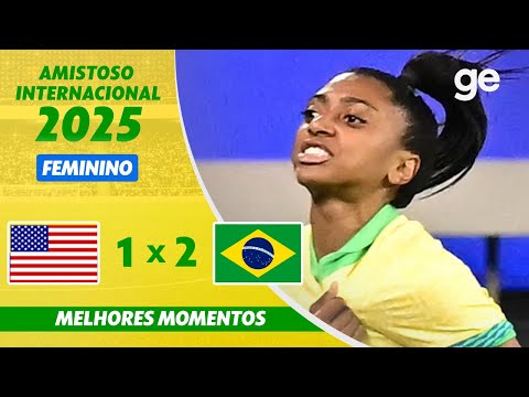 Gols e lances de Estados Unidos x Brasil