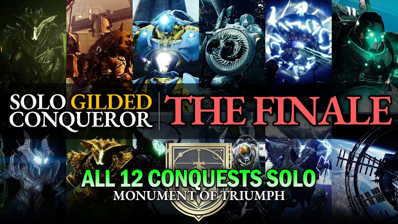 Solo Gilded Conqueror (The Finale) - All 12 Conquests Solo [Monument of Triumph]