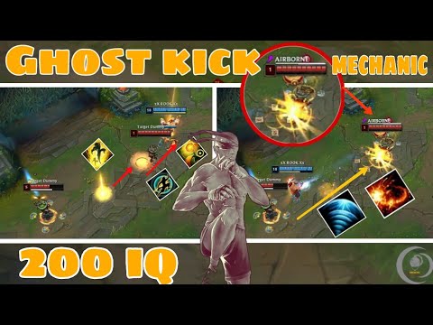lee sin ghost kick tutorial | lee sin ghost kick mechanic step by step | league of legends