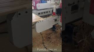 Máy cắt phay 2 đầu 6 dao băng tải liên tục