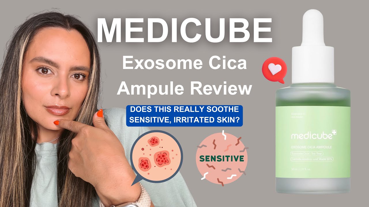 Miniatura da avaliação em vídeo de Ampola Facial Calmante Medicube Exosome Cica Calming 30ml