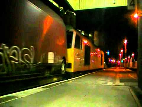 TATA liveried class 60 no.60099 departing Warrington Bank Quay