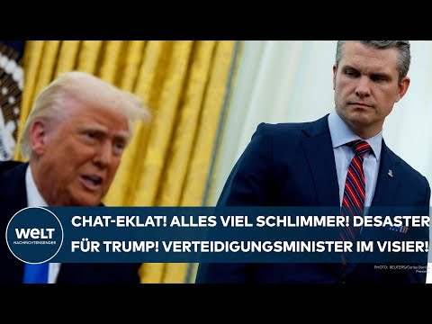 DONALD TRUMP: Alles viel schlimmer! Chat-Eklat weitet sich aus! US-Verteidigungsminister im Visier!