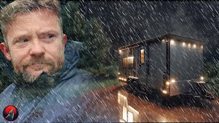 Powerful Storms Strike - Heavy Rain & Strong Storms - Cabin Camp