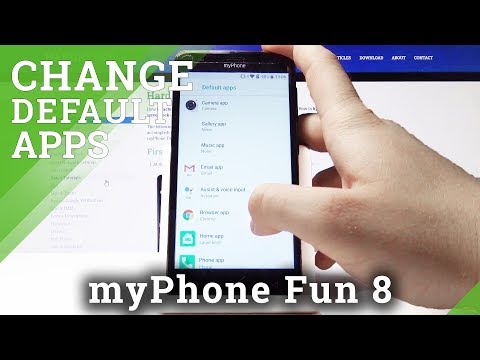 How to Change Default App in myPhone Fun 8 – Default Opening