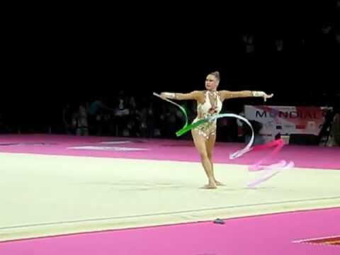 Hanna Rabtsava Ribbon Qualification WCh Montpellier 2011 (Day 3)