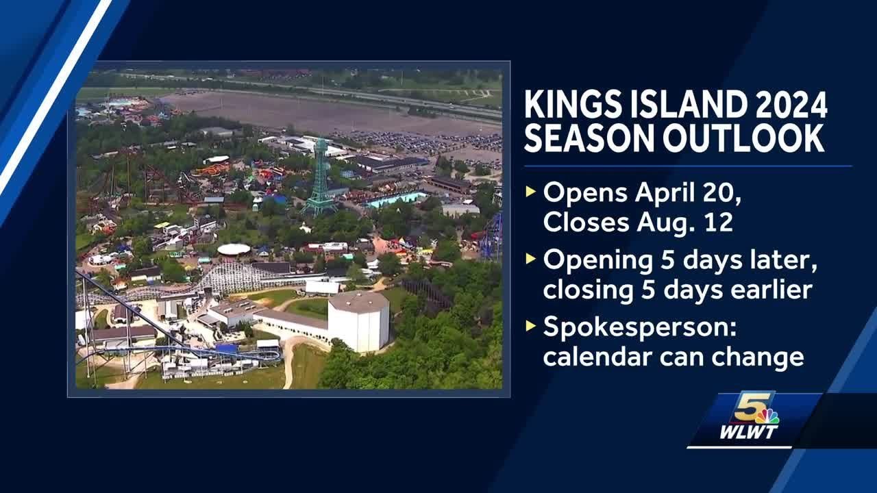 Kings Island 2024 season outlook includes slightly shortened hours