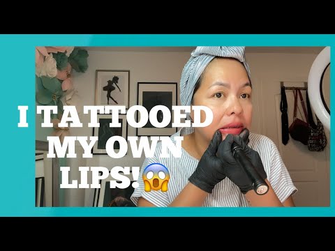 I TATTOOED MY LIPS -Lip bLush-Lip Tint-Lip Tattoo-SPMU