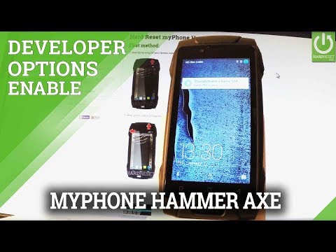 How to Enable Developer Options in myPhone Hammer Axe - USB Debugging