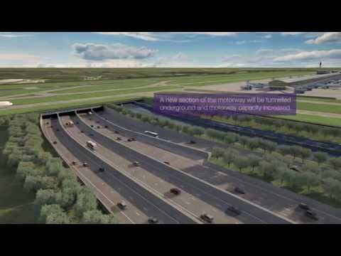 Heathrow unveils new CGI of improved 14-lane M25 with expansion
