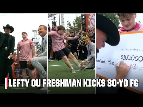 $200K FG 🤯 Jack Daugard barrels it DOWN THE MIDDLE on Pat McAfee's Kicking Contest | College GameDay