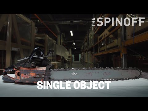 The chainsaw used on One Tree Hill and heard across Aotearoa | The Single Object | The Spinoff