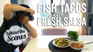 Fish Tacos with Fresh Salsa - Behind the Scenes (6/26/14) | Chef Julie Yoon
