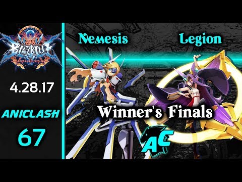 AniClash 67 - Nemesis (Mu) vs Legion (Izanami, Kokonoe) Winner's Finals Blazblue CF