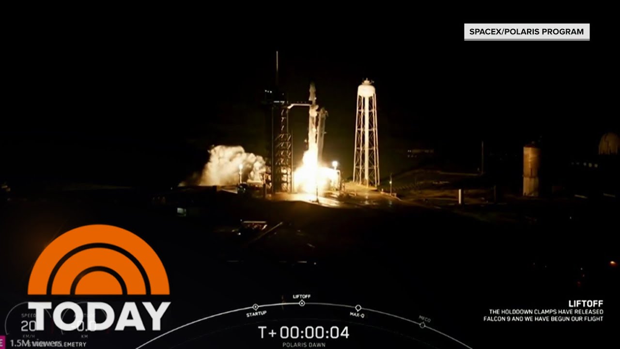 SpaceX’s Polaris Dawn launches with all-civilian crew