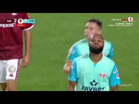 REZUMAT: Rapid - UTA Arad 2-0. Giuleştenii, la un punct de lider. UTA, primul eşec