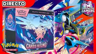 🔴HABLAMOS MIENTRAS ABRIMOS UNA ÉLITE TRAINER BOX de MEGA EVOLUCIÓN CAOS CRECIENTE de Pokémon TCG