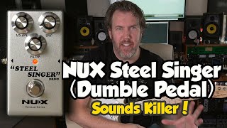 Video thumbnail for NUX Steel Singer Drive Pedal - Demo by Rich Bischoff