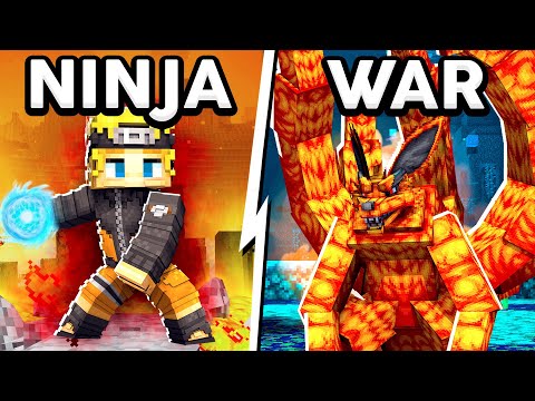 I Made 200 Players Simulate a NARUTO Civilization in Minecraft...