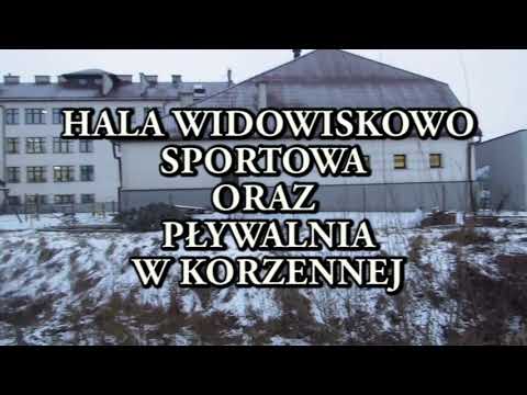 Film Hala Widowiskowo Sportowa i Pływalnia w Korzennej