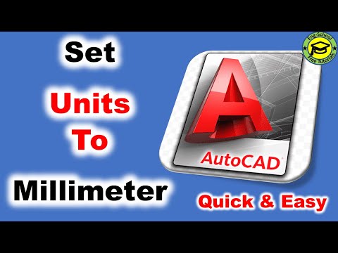 How to set Units To Millimeters in AutoCAD | Set Units To mm [quick & Easy]