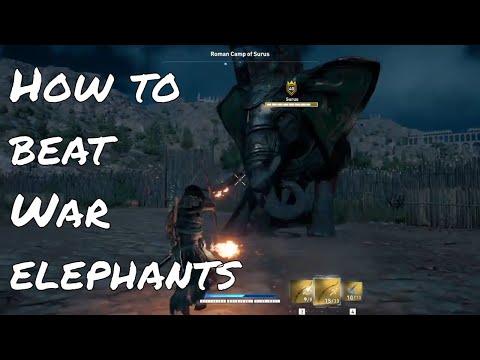 How to beat war elephants in Assassin's Creed Origins