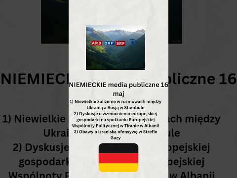 Niemieckie media publiczne 16 maja
